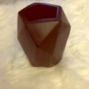 Small Black Vase, Storage Vase, Brush holder, Home Decor Small Vase